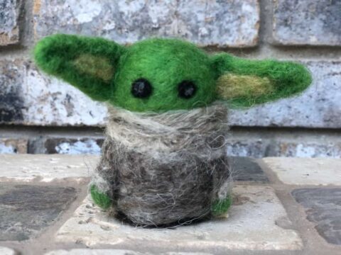 How to Needle Felt Baby Yoda (GroGu) - Tried and True by Trista